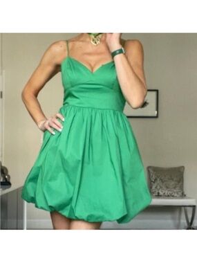 Express NWT size medium Green bubble dress summer spring tank